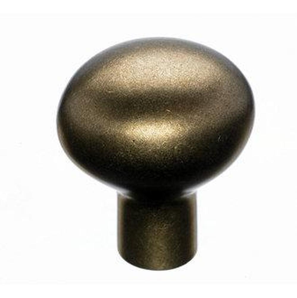 Top Knobs M1526 Aspen Egg Knob Small 1 3/16" - Light Bronze