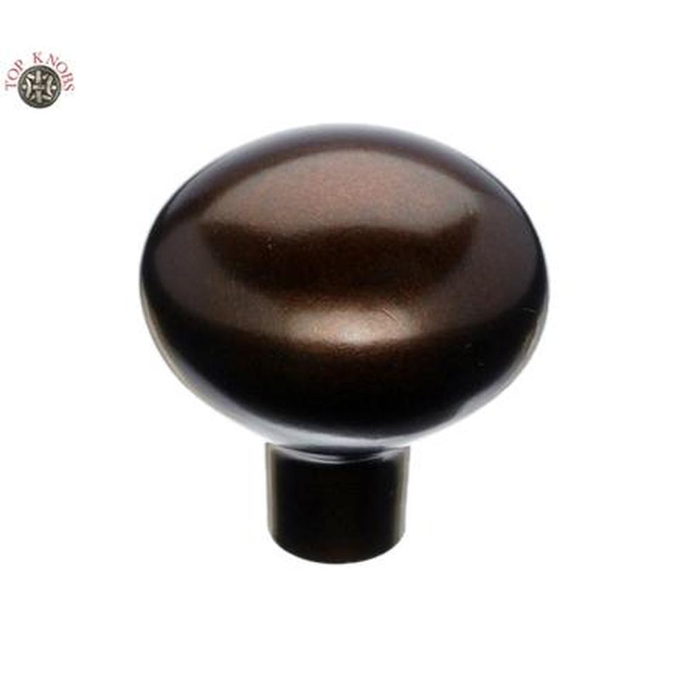 Top Knobs M1533 Aspen Egg Knob Large 1 7/16" - Mahogany Bronze