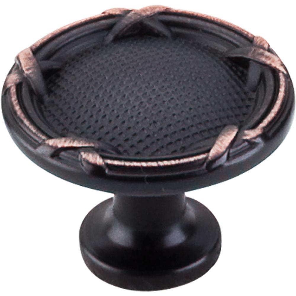 Top Knobs M1647 Ribbon &amp; Reed Knob 1 1/4" - Tuscan Bronze