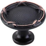 Top Knobs M1647 Ribbon &amp; Reed Knob 1 1/4" - Tuscan Bronze