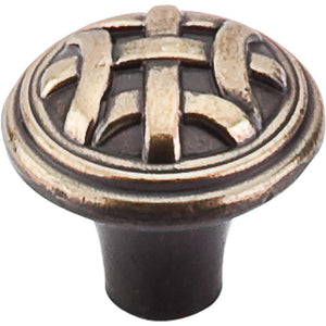 Top Knobs M166 Celtic Knob Small 1" - Dark Antique Brass