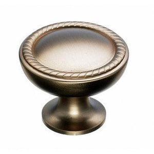 Top Knobs M1671 Emboss Knob 1 1/4" - Brushed Bronze