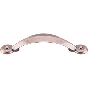Top Knobs M1724 Angle Pull 3" - Antique Copper