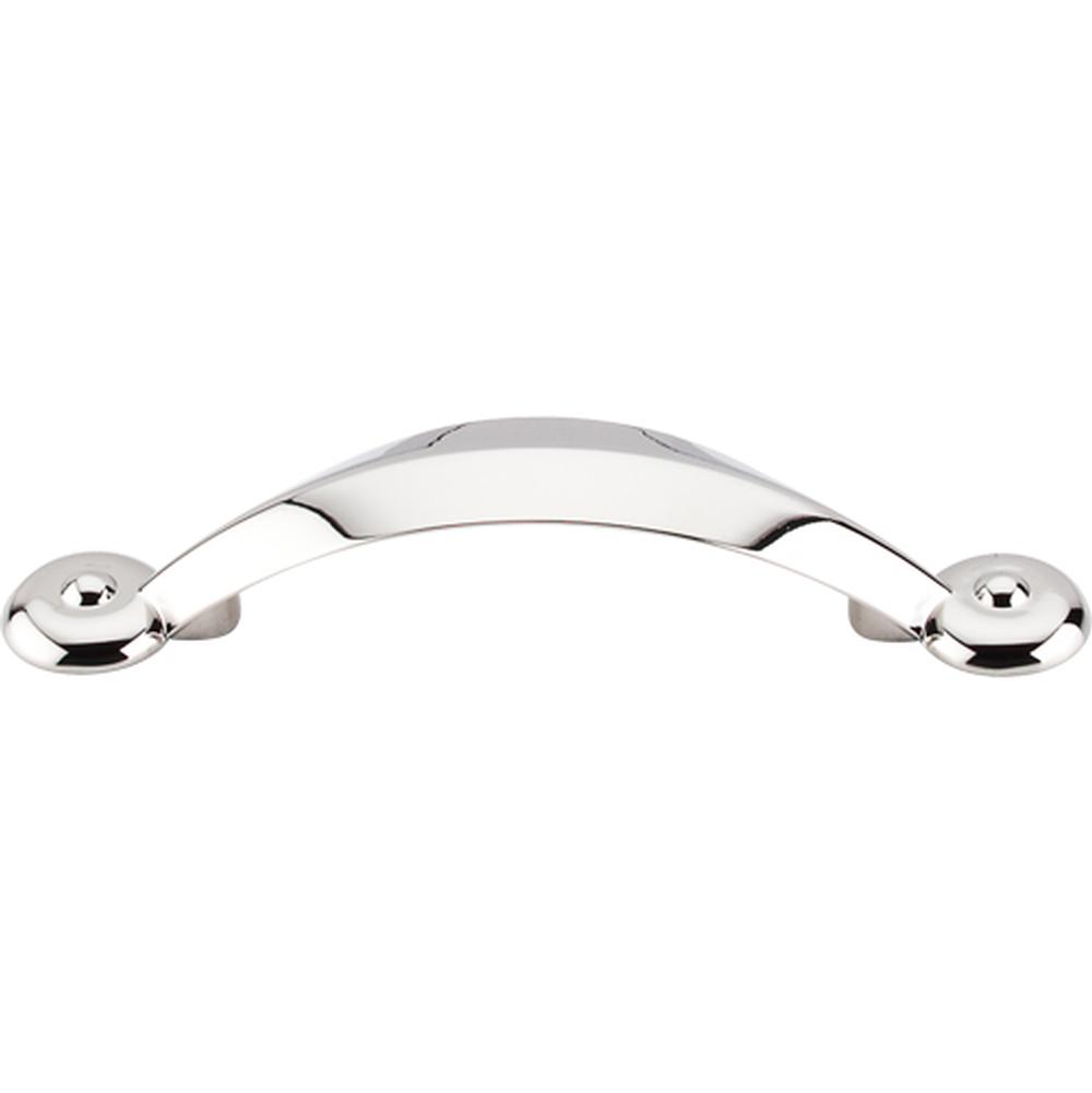 Top Knobs M1726 Angle Pull 3" - Polished Nickel