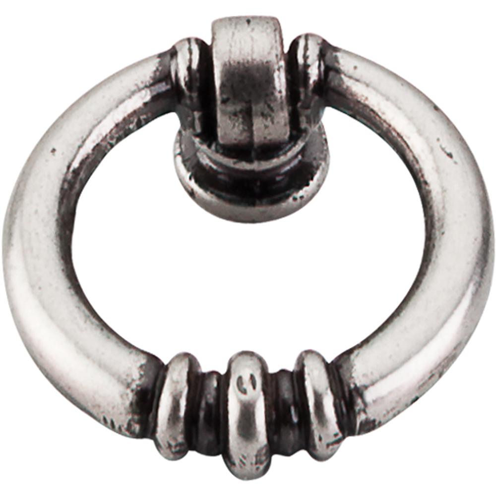 Top Knobs M173 Newton Ring Pull 1 1/2" - Pewter Antique