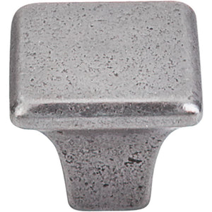 Top Knobs M1809 Square Knob 1 1/4" - Cast Iron