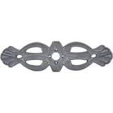 Top Knobs M182 Newton Backplate 3 3/16" - Pewter Light