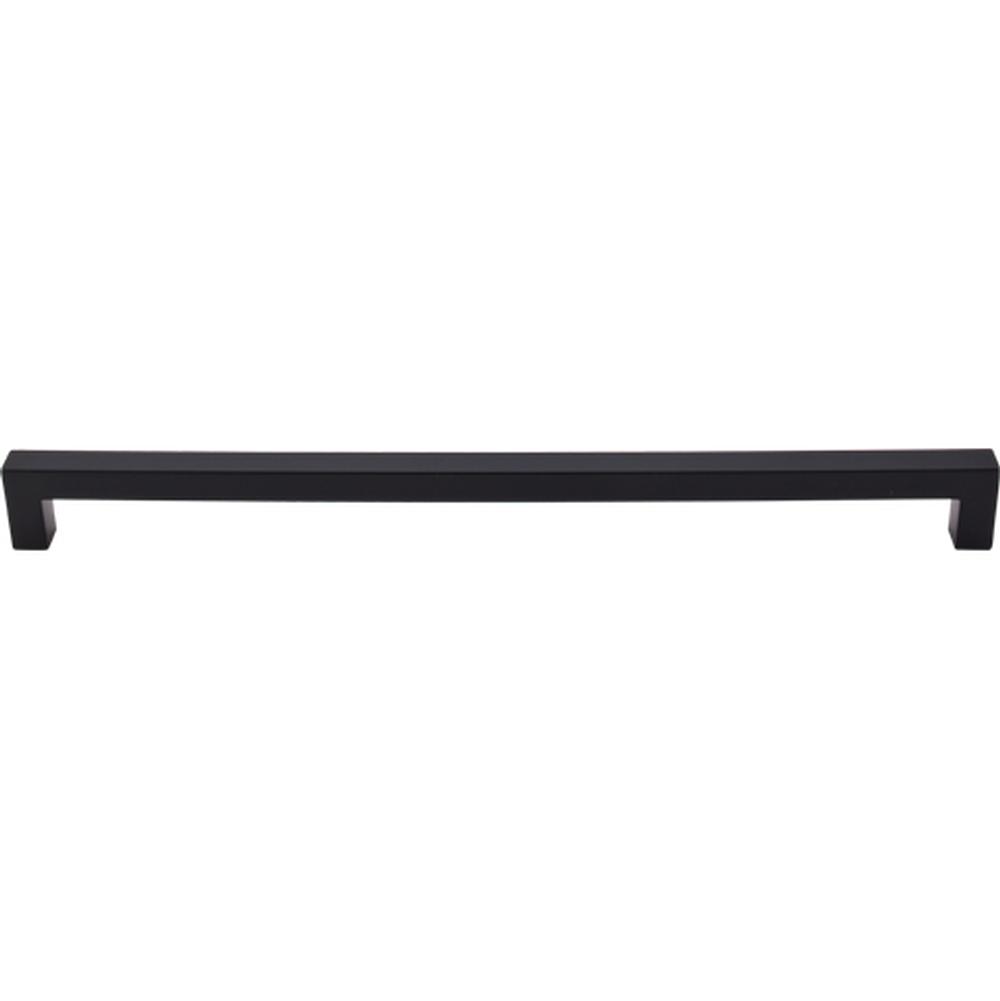 Top Knobs M1840 Square Bar Pull 12" - Flat Black