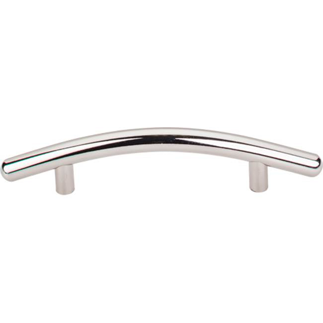 Top Knobs M1951 Curved Bar Pull 3 3/4" - Polished Nickel