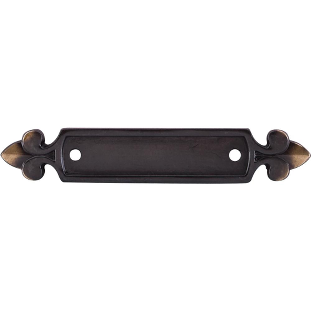 Top Knobs M196 Dover Backplate 2 1/2" - Dark Antique Brass