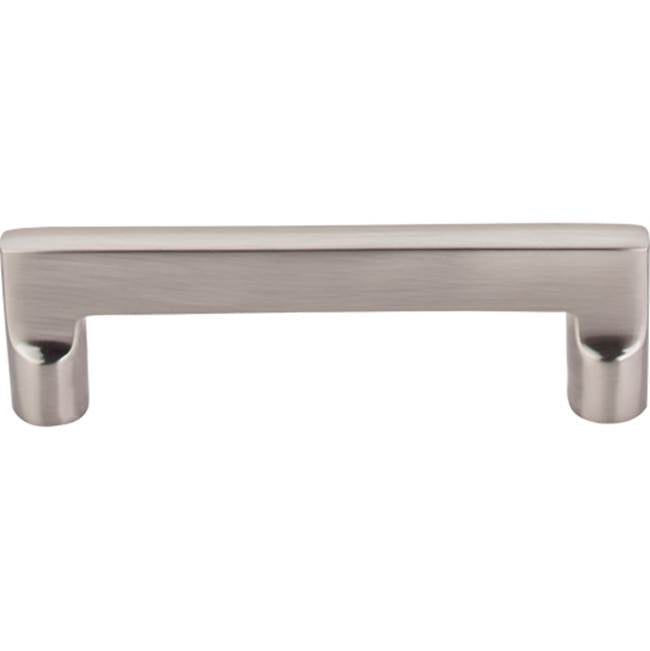 Top Knobs M1972 Aspen II Flat Sided Pull 4 Inch (c-c) - Brushed Satin Nickel