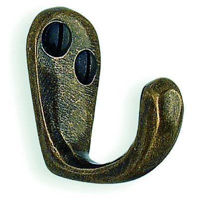 Smedbo Beslagsboden Single Hook in Antique Brass