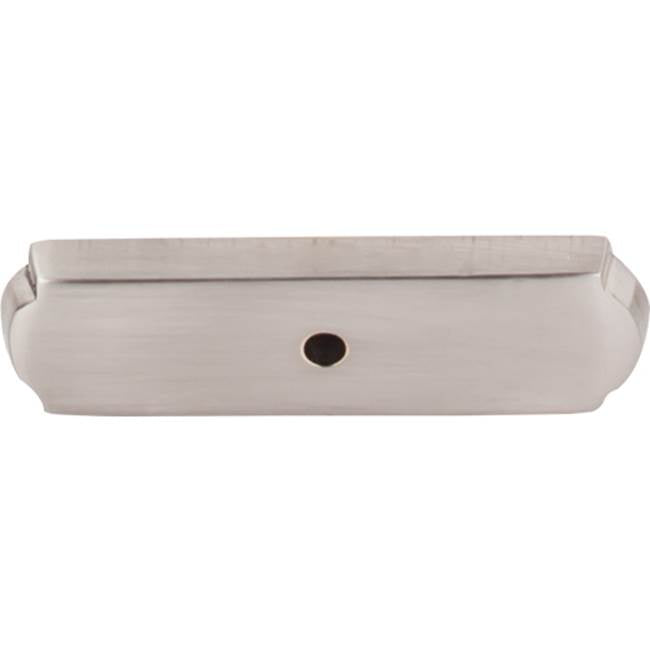 Top Knobs M2008 Aspen II Rectangle Backplate 2 1/2 Inch - Brushed Satin Nickel