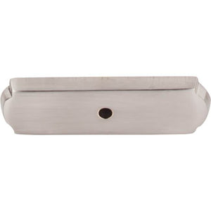Top Knobs M2008 Aspen II Rectangle Backplate 2 1/2 Inch - Brushed Satin Nickel