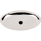 Top Knobs M2014 Aspen II Oval Backplate 1 3/4 Inch - Polished Nickel