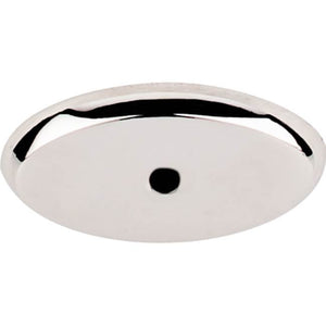 Top Knobs M2014 Aspen II Oval Backplate 1 3/4 Inch - Polished Nickel