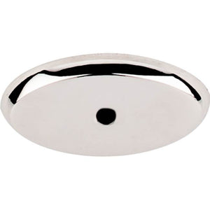 Top Knobs M2014 Aspen II Oval Backplate 1 3/4 Inch - Polished Nickel