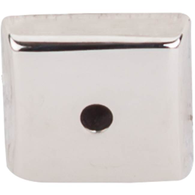 Top Knobs M2017 Aspen II Square Backplate 7/8 Inch - Polished Nickel