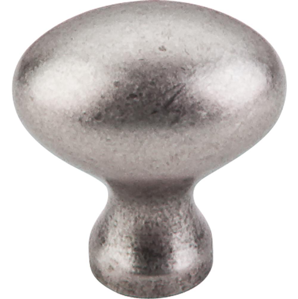 Top Knobs M202 Egg Knob 1 1/4" - Pewter Antique