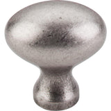 Top Knobs M202 Egg Knob 1 1/4" - Pewter Antique