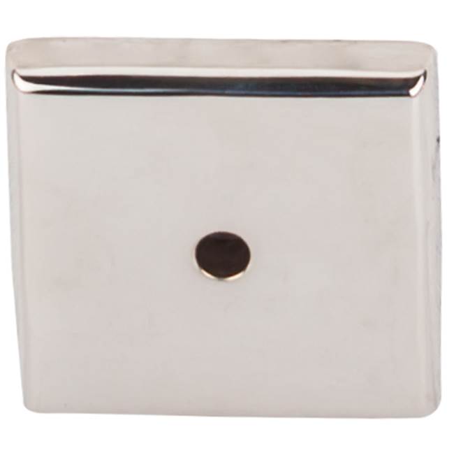 Top Knobs M2020 Aspen II Square Backplate 1 1/4 Inch - Polished Nickel