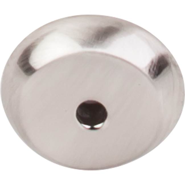 Top Knobs M2023 Aspen II Round Backplate 7/8 Inch - Brushed Satin Nickel