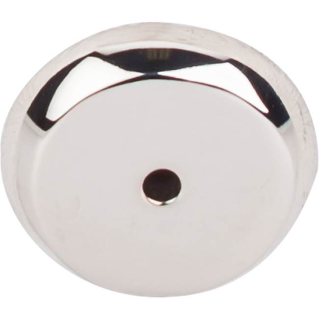 Top Knobs M2026 Aspen II Round Backplate 1 1/4 Inch - Polished Nickel