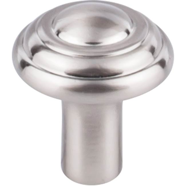 Top Knobs M2037 Aspen II Button Knob 1 3/4 Inch - Brushed Satin Nickel