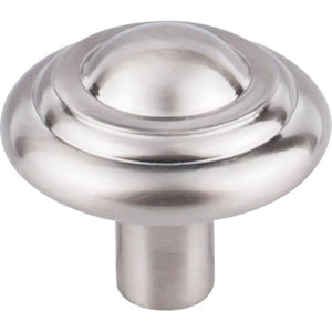 Top Knobs M2032 Aspen II Button Knob 1 1/4 Inch - Brushed Satin Nickel