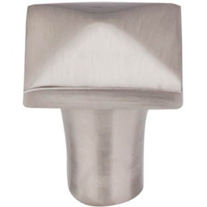Top Knobs M2056 Aspen II Square Knob 7/8 Inch - Brushed Satin Nickel