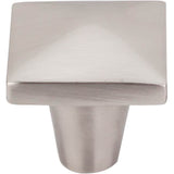 Top Knobs M2059 Aspen II Square Knob 1 1/4 Inch - Brushed Satin Nickel