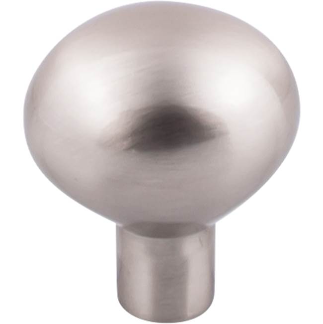 Top Knobs M2068 Aspen II Large Egg Knob 1 7/16 Inch - Brushed Satin Nickel