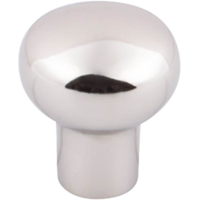 Top Knobs M2077 Aspen II Round Knob 7/8 Inch - Polished Nickel