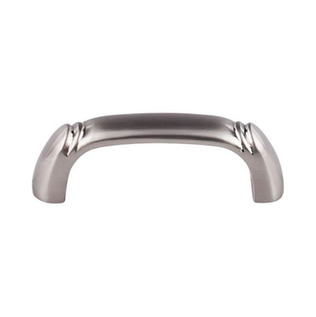 Top Knobs M188 Dover D Pull 2 1/2 Inch (c-c) - Brushed Satin Nickel