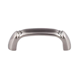 Top Knobs M188 Dover D Pull 2 1/2 Inch (c-c) - Brushed Satin Nickel