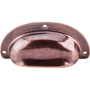 Top Knobs M213 Mayfair Cup Pull 3 3/4" - Old English Copper