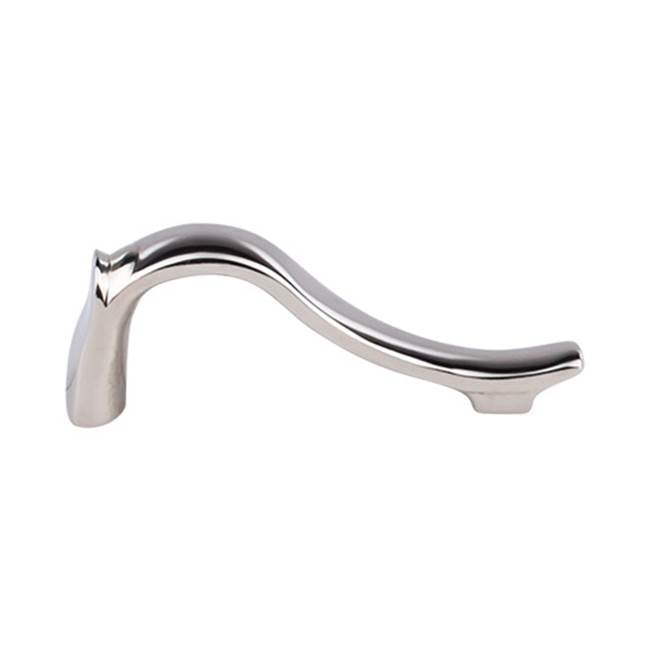 Top Knobs M183 Dover Latch Pull 2 1/2 Inch (c-c) - Polished Nickel