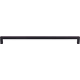 Top Knobs M2138 Square Bar Pull 12 5/8 Inch (c-c) - Flat Black