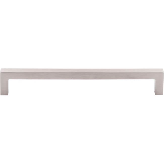 Top Knobs M2137 Square Bar Pull 7 9/16 Inch (c-c) - Brushed Satin Nickel