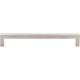 Top Knobs M2137 Square Bar Pull 7 9/16 Inch (c-c) - Brushed Satin Nickel
