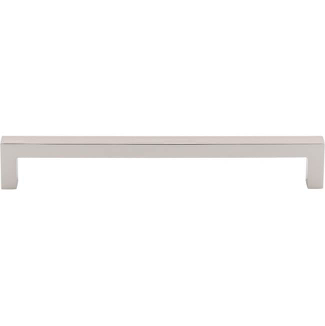 Top Knobs M2137 Square Bar Pull 7 9/16 Inch (c-c) - Polished Nickel