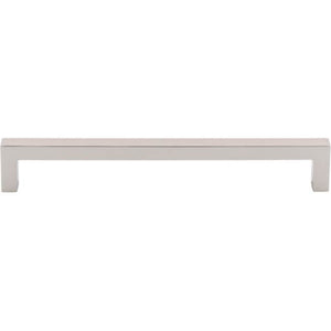 Top Knobs M2137 Square Bar Pull 7 9/16 Inch (c-c) - Polished Nickel