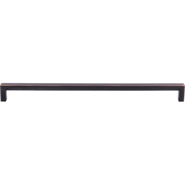 Top Knobs M2138 Square Bar Pull 12 5/8 Inch (c-c) - Tuscan Bronze