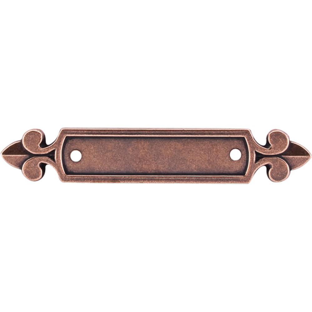 Top Knobs M221 Dover Backplate 2 1/2" - Old English Copper