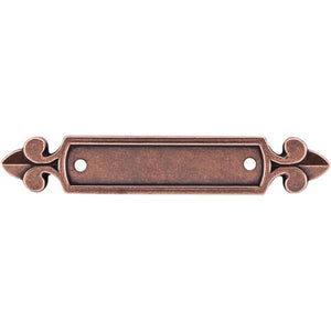 Top Knobs M221 Dover Backplate 2 1/2" - Old English Copper