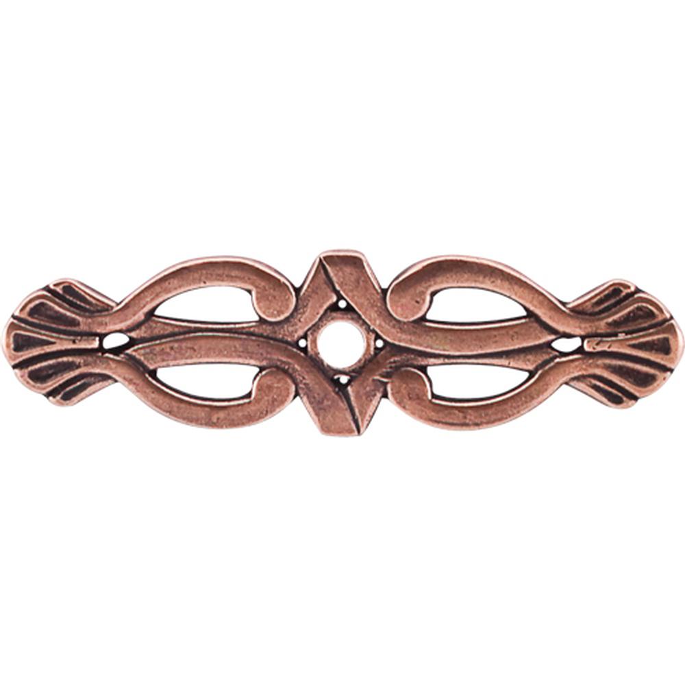Top Knobs M222 Newton Backplate 3 3/16" - Old English Copper