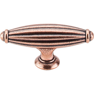 Top Knobs M227 Tuscany T-Handle Small 2 5/8" - Old English Copper