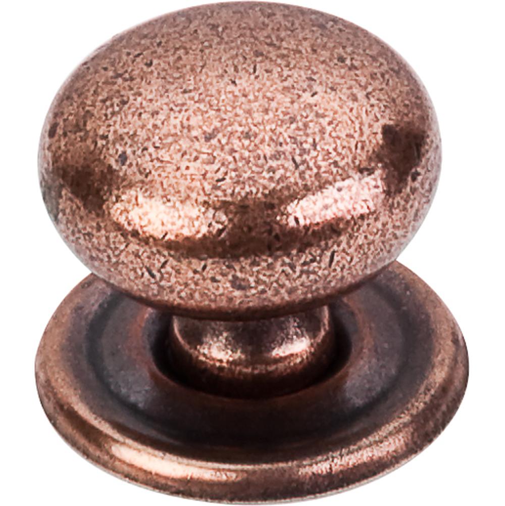 Top Knobs M26 Victoria Knob 1 1/4" w/Backplate - Old English Copper