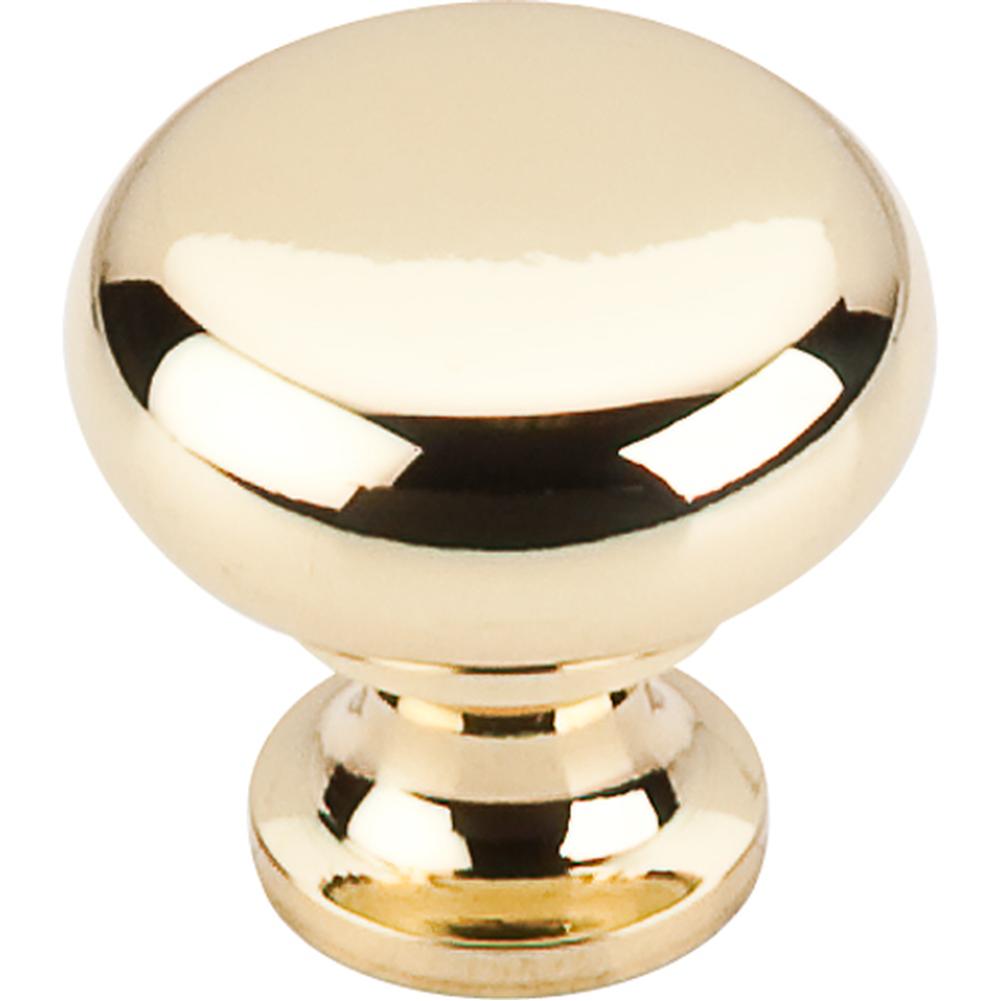 Top Knobs M269 Flat Faced Knob 1 1/4" - Polished Brass