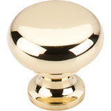 Top Knobs M269 Flat Faced Knob 1 1/4" - Polished Brass